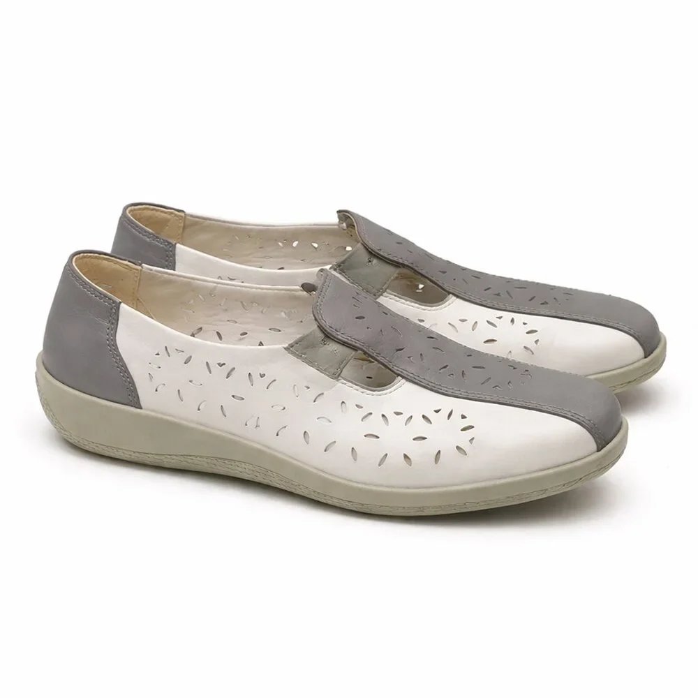 Hotter comfort concept - women's shoes white Size: 9